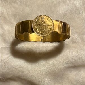 Gold Coin Bracelet